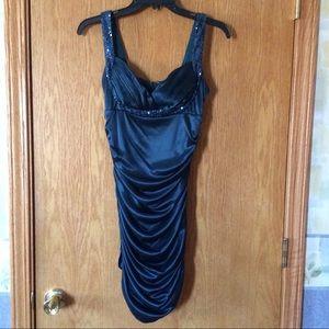 Green BodyCon Ruche Formal Dress